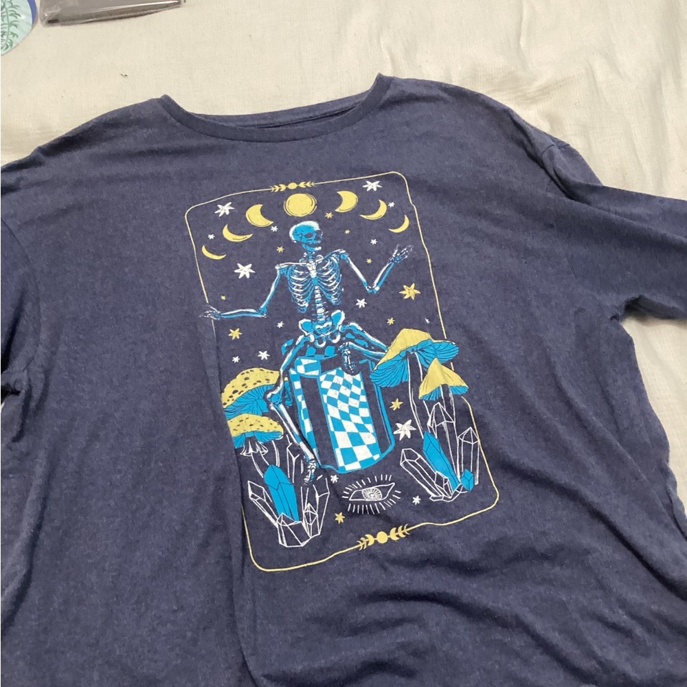 Men’s Skull Moon Crystals T-shirt